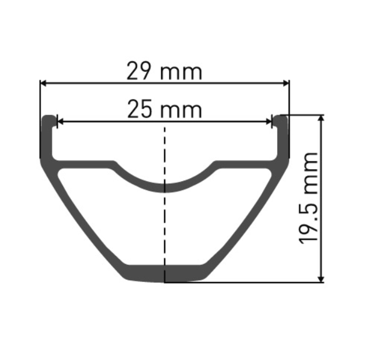 DT Swiss X 1900 29 Inch Rear Wheel 25mm Rim Micro Spline in Black-1